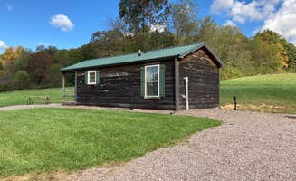 Arlyn S.'s photo of glamping accommodations at Hickory Hollow Campground near Hopwood, PA