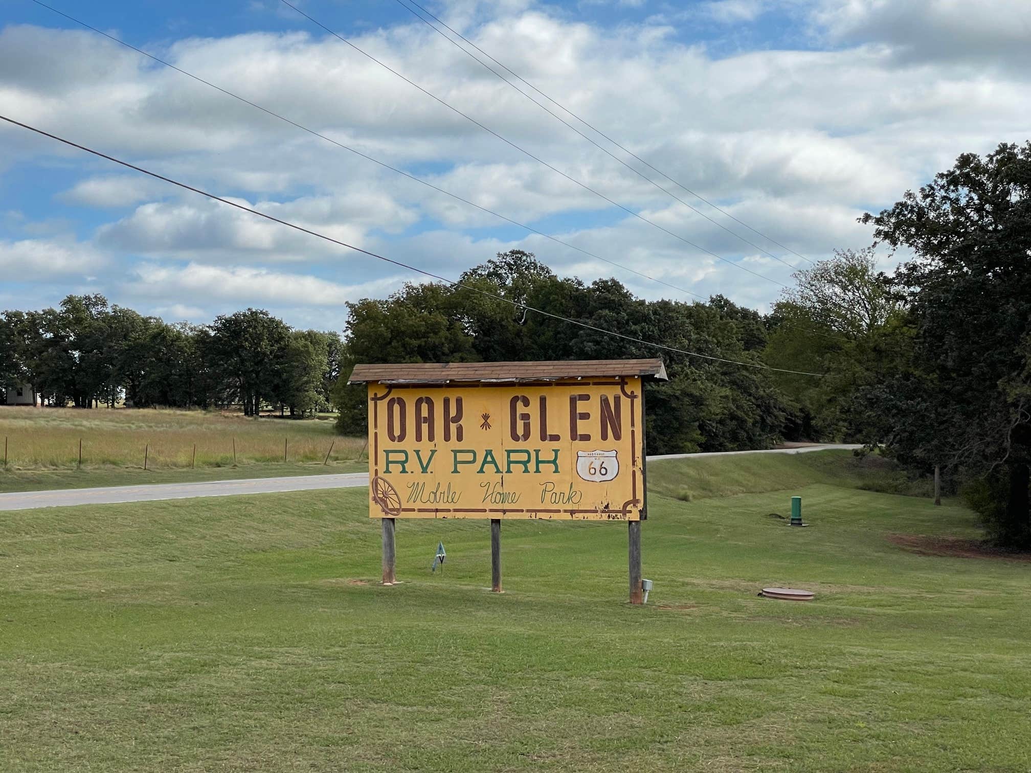 Camper-submitted photo at Oak Glen RV & Mobile Home Park near Prague, OK