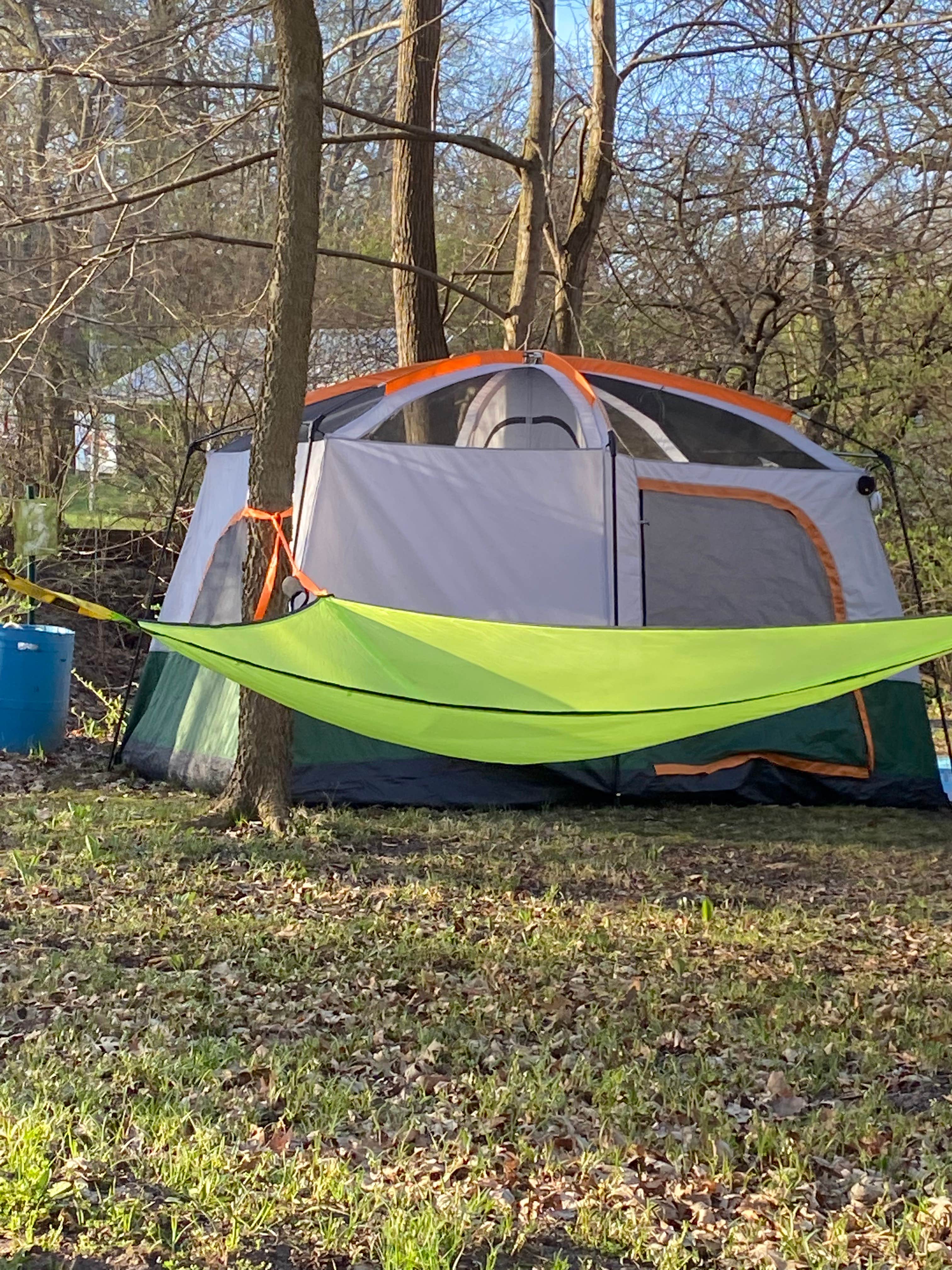 Stuart K.'s photo of tent camping at Clark's Run Campground near North Utica, IL