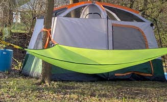 Stuart K.'s photo of tent camping at Clark's Run Campground near Mooseheart, IL