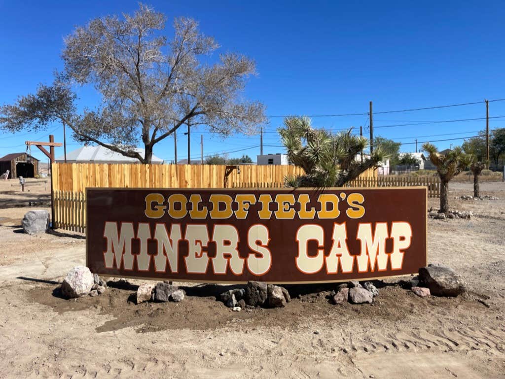 Camping near Clark's Custom Camp: Goldfield Miner's Camp, Tonopah, Nevada