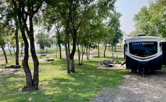 MickandKarla W.'s photo of camping with pets at Bismarck KOA near Hensler, ND