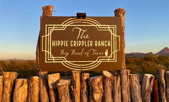 Camping near Tin Valley Retro Rentals: The Hippie Crippler Ranch, Terlingua, Texas