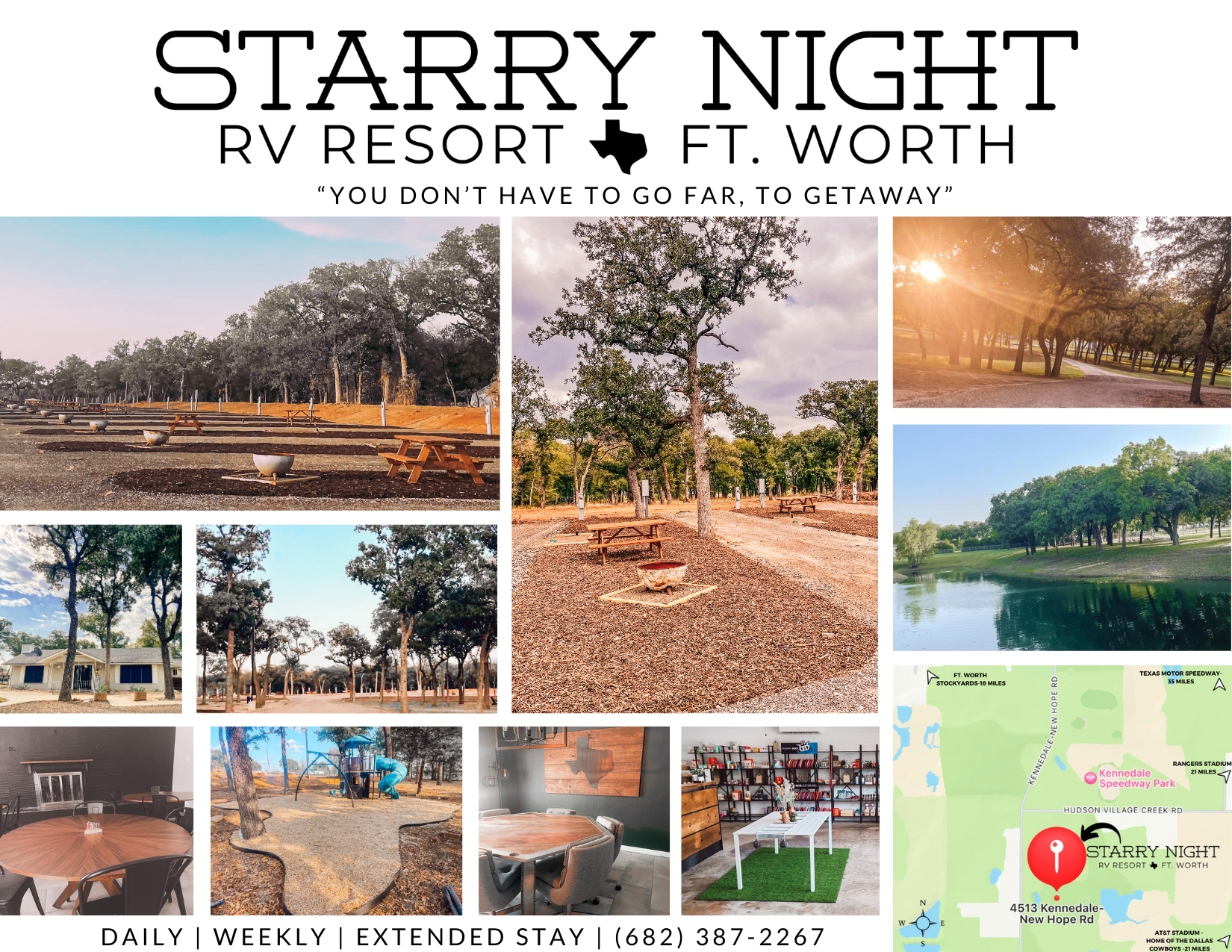 Camping near DFW Mid-Cities RV Park: Starry Night RV Resort, Kennedale, Texas