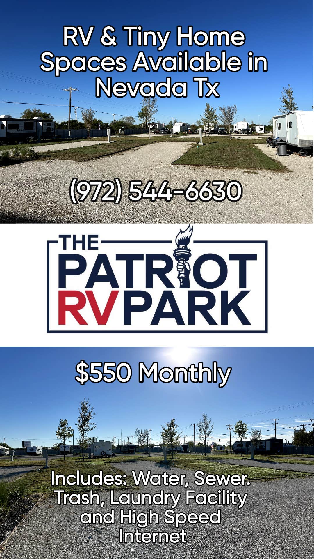 Camping near Dove Hill RV Park: Patriot RV Park, Lavon Lake, Texas
