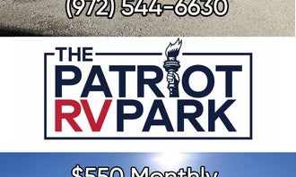 Camping near The Waters: Patriot RV Park, Lavon Lake, Texas
