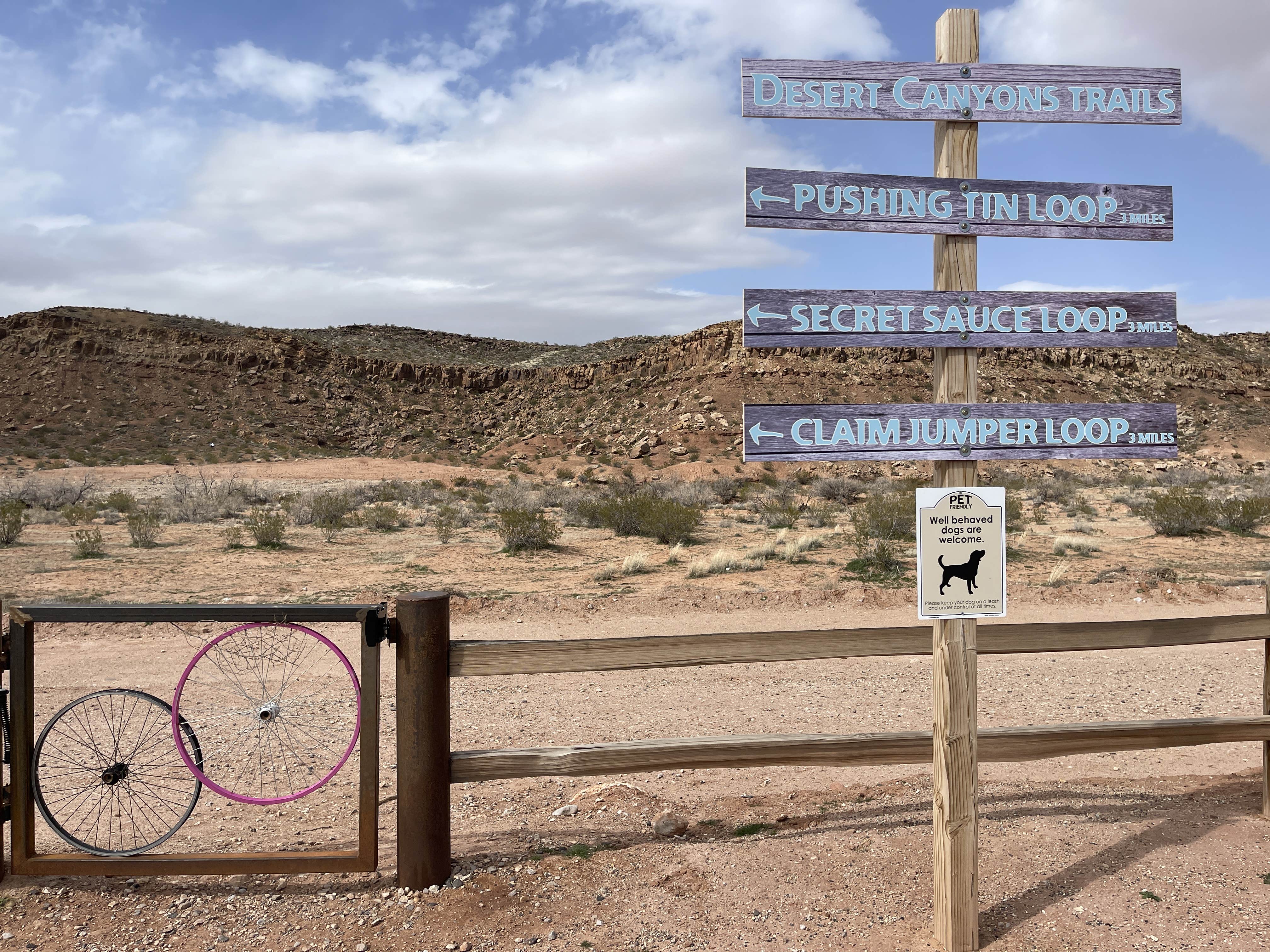 Lee D.'s photo of camping with pets at Desert Canyons RV Resort near St. George, UT
