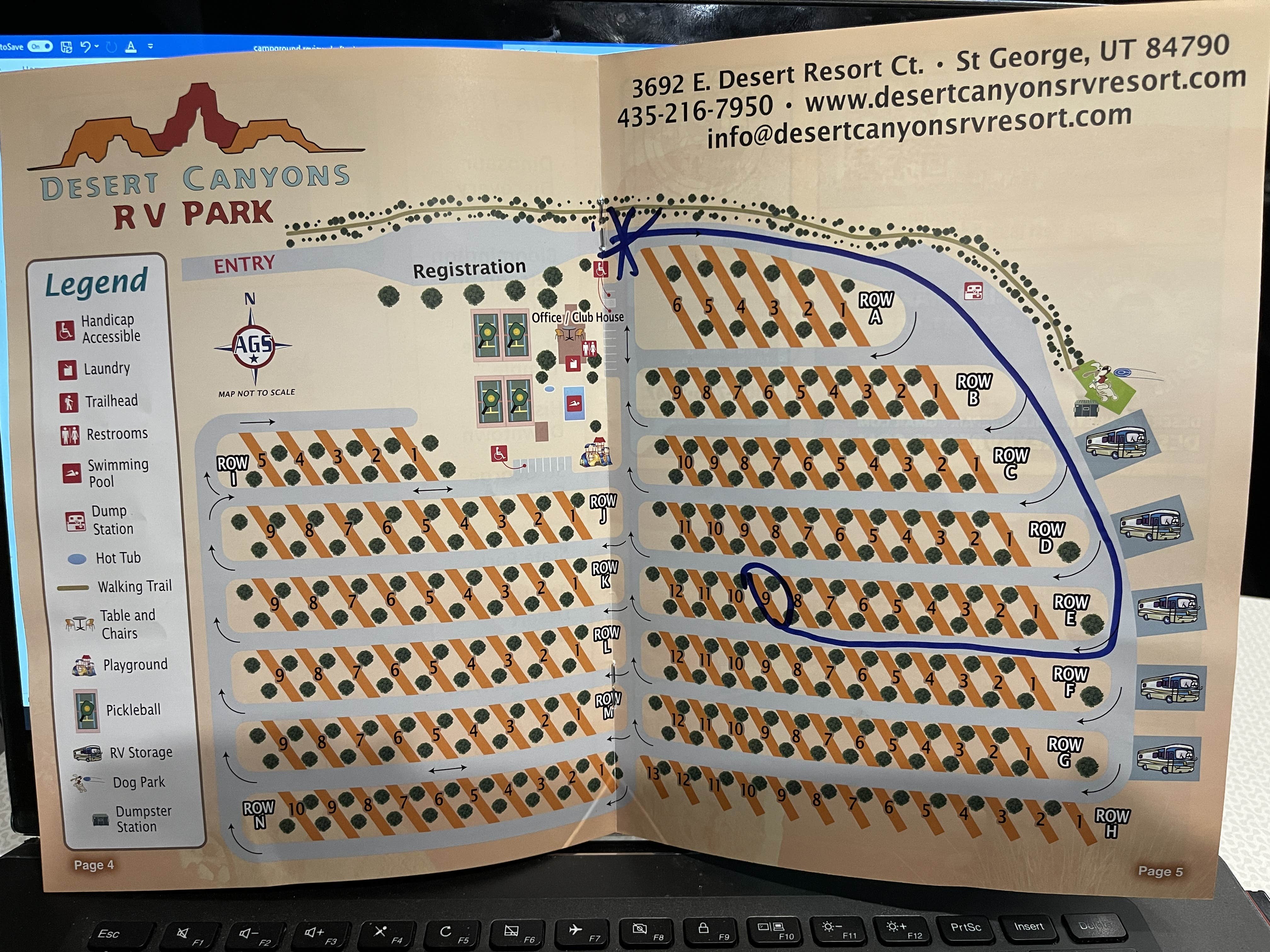Camper-submitted photo at Desert Canyons RV Resort near Ivins, UT