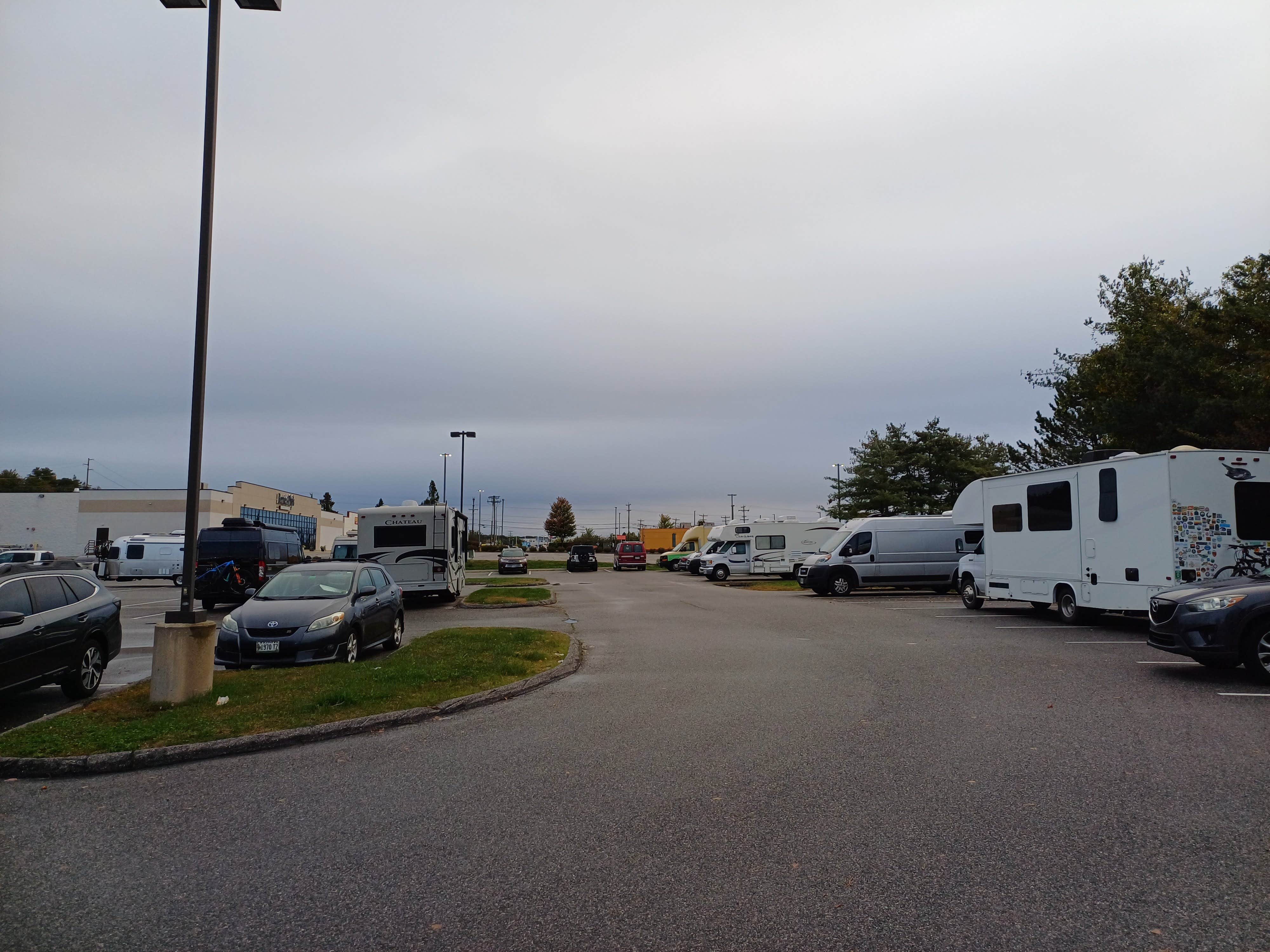Laura M.'s photo of rv camping at Cracker Barrel — South Portland near South Freeport, ME