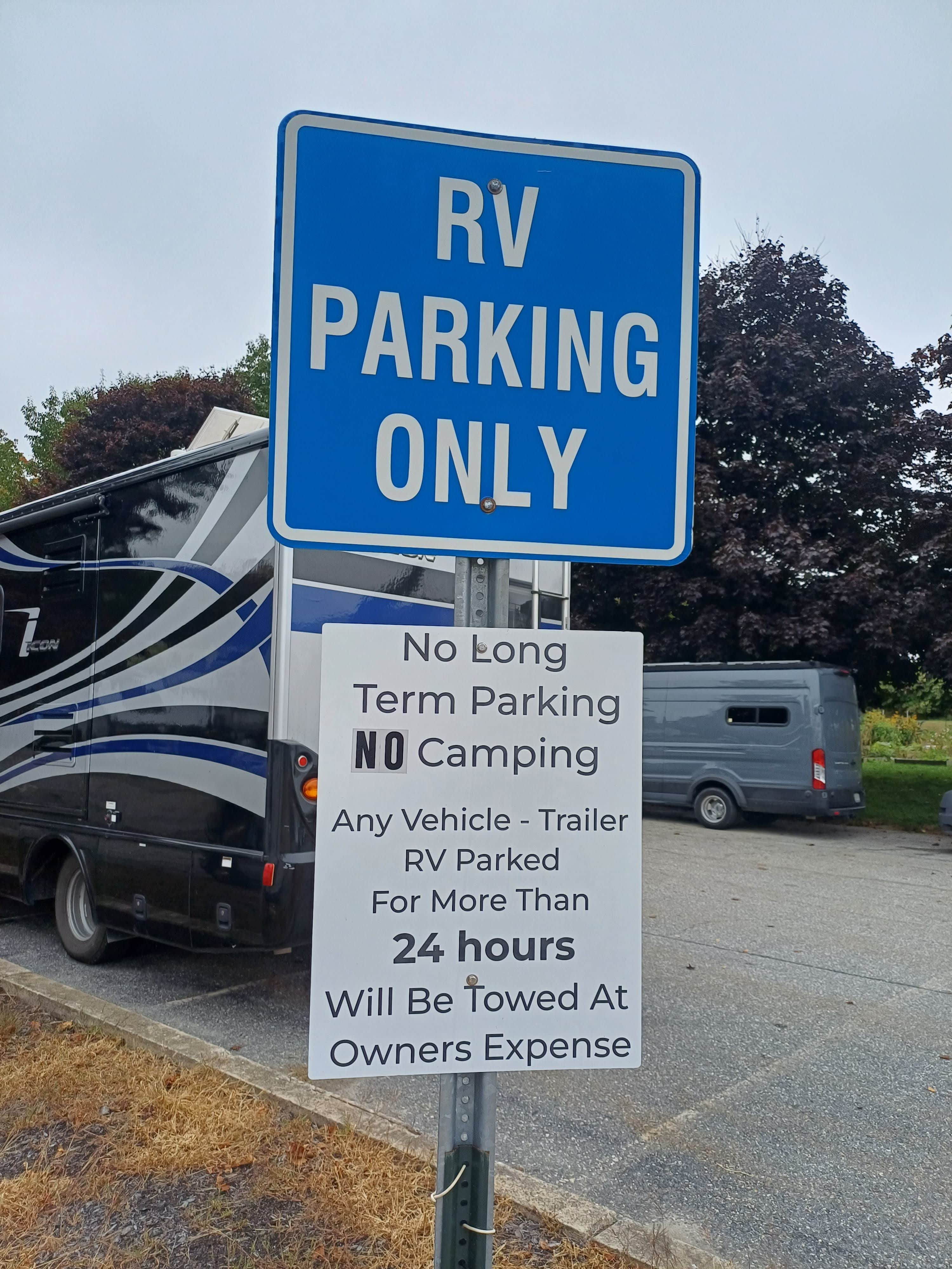 Laura M.'s photo of rv camping at Freeport 24hr RV Parking near Boothbay Harbor, ME