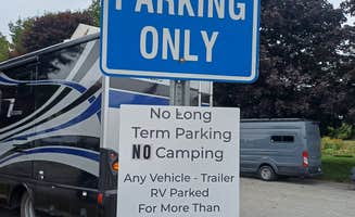 Laura M.'s photo of rv camping at Freeport 24hr RV Parking near Southport, ME