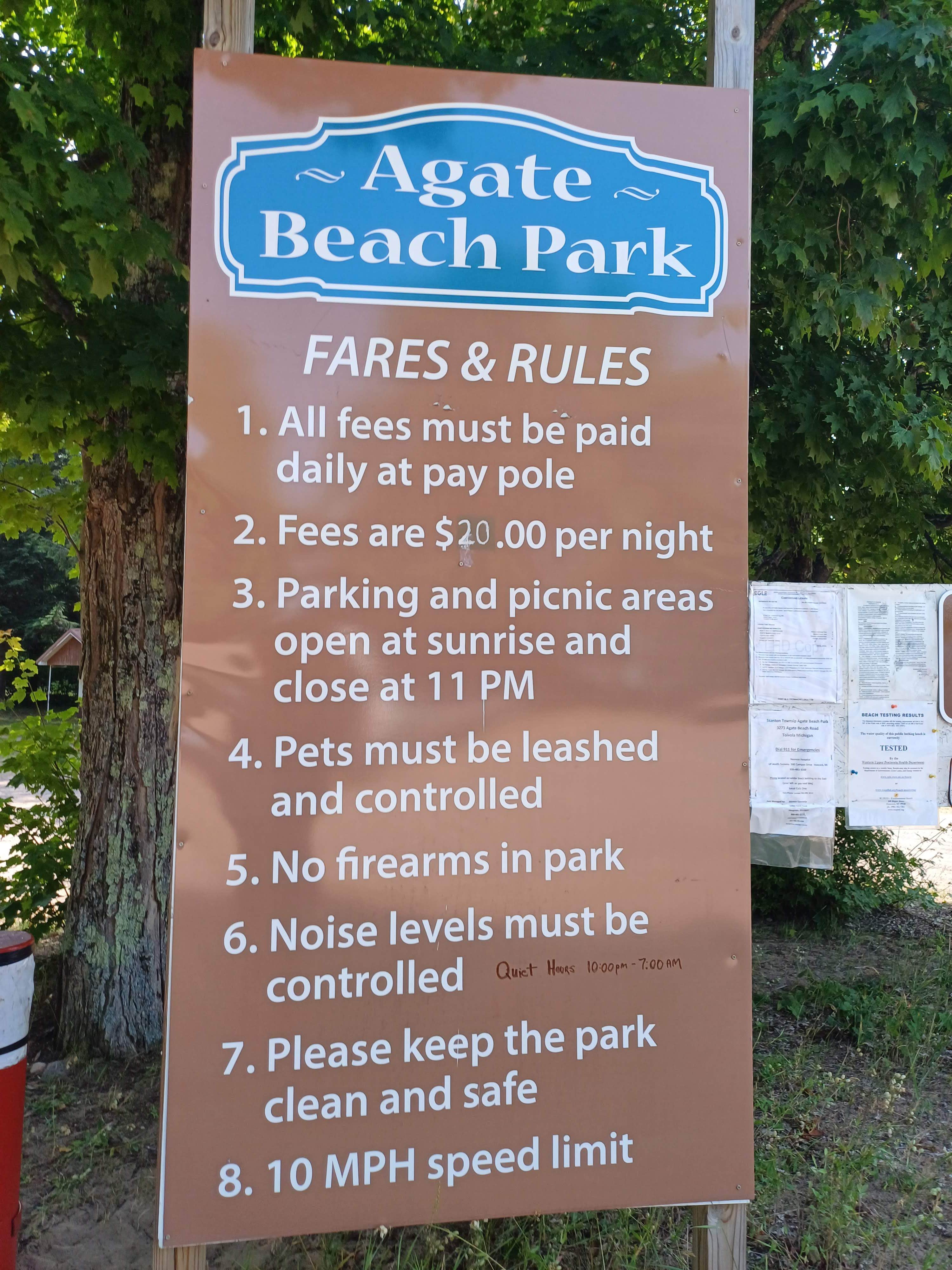 Camper-submitted photo at Agate Beach Park Campground near Houghton, MI