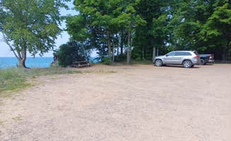 Laura M.'s photo of camping with pets at Agate Beach Park Campground near White Pine, MI