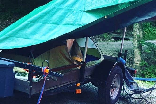 Shelly S.'s photo of tent camping at Chewacla State Park Campground near Columbus, GA