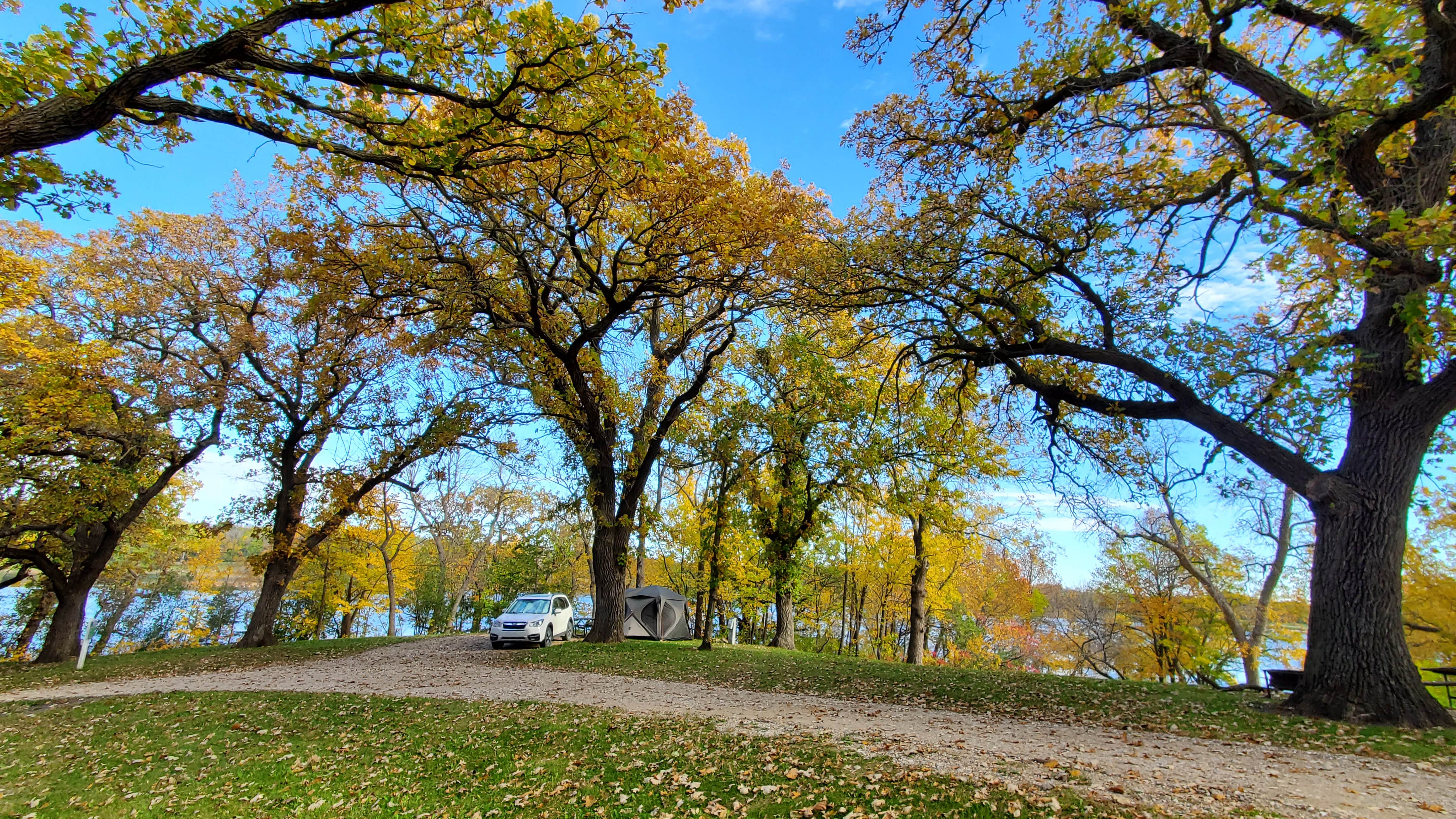 Camper submitted image from Swan Lake State Park Campground - 1