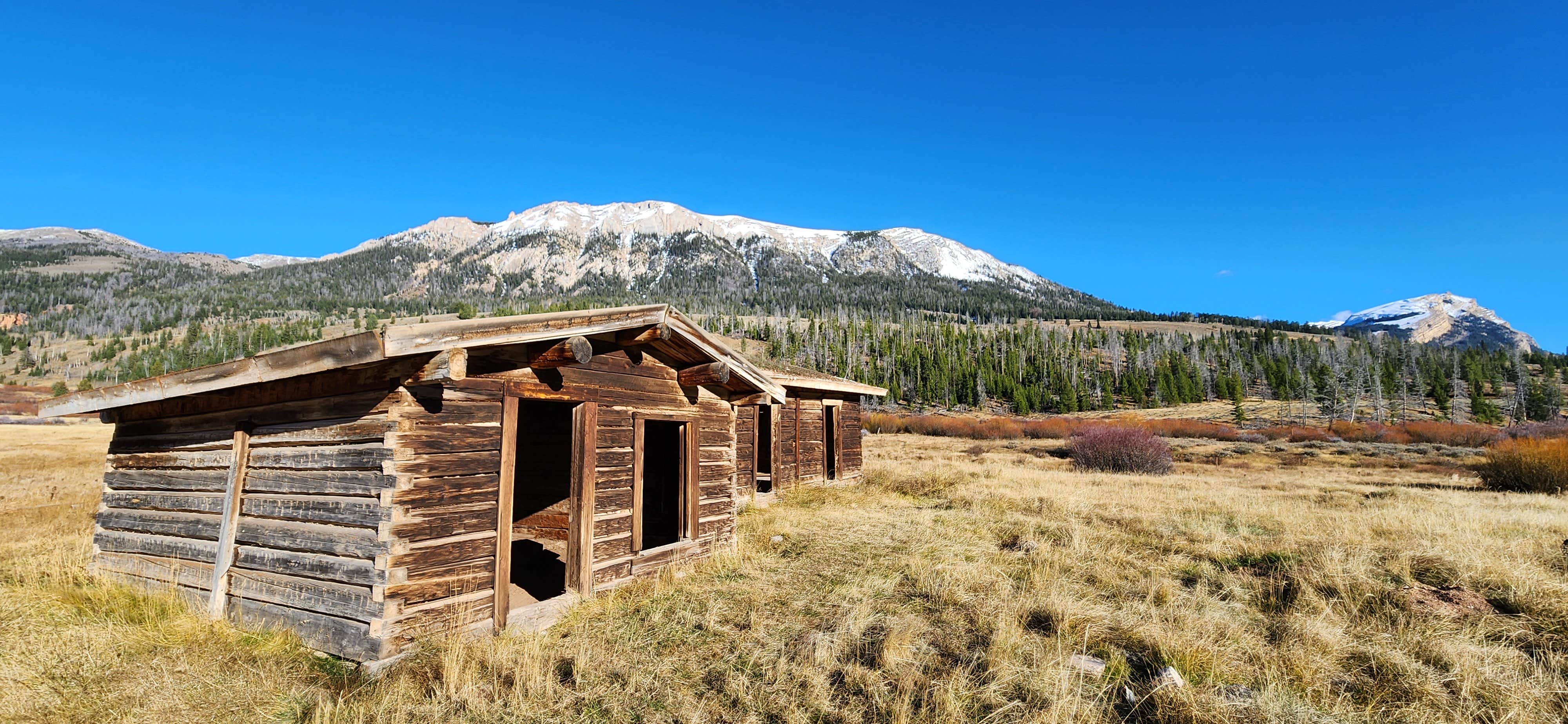 Bill's photo of a cabin at Green River Lakes Campground near Moose, WY