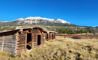 Bill's photo of a cabin at Green River Lakes Campground near Moran, WY