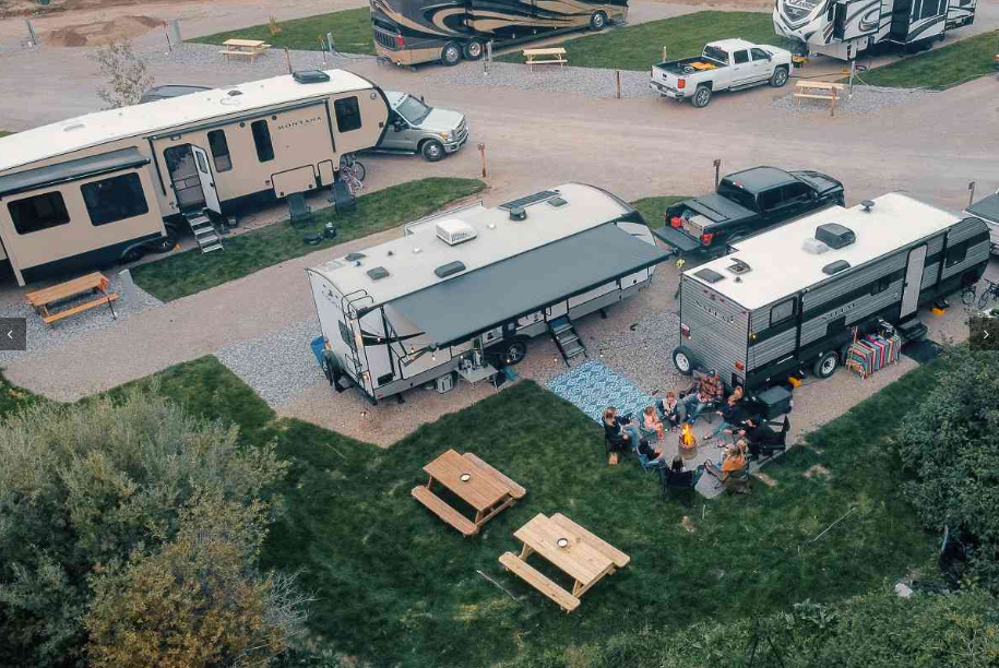 Ashley F.'s photo of rv camping at Moose Creek Ranch near Jackson, WY