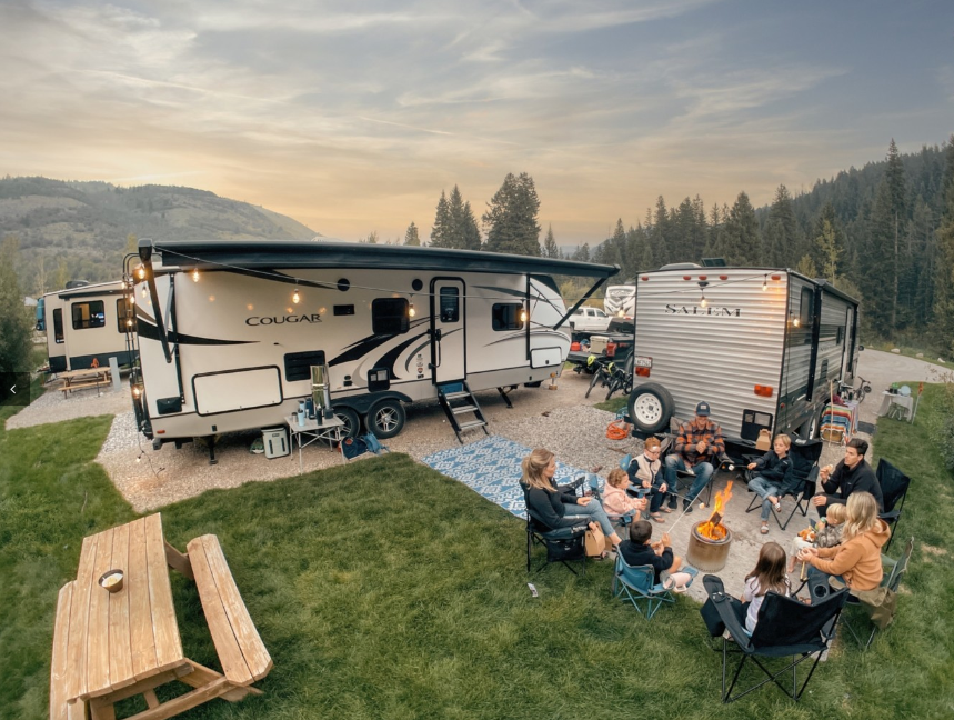Camper-submitted photo at Moose Creek Ranch near Teton Village, WY