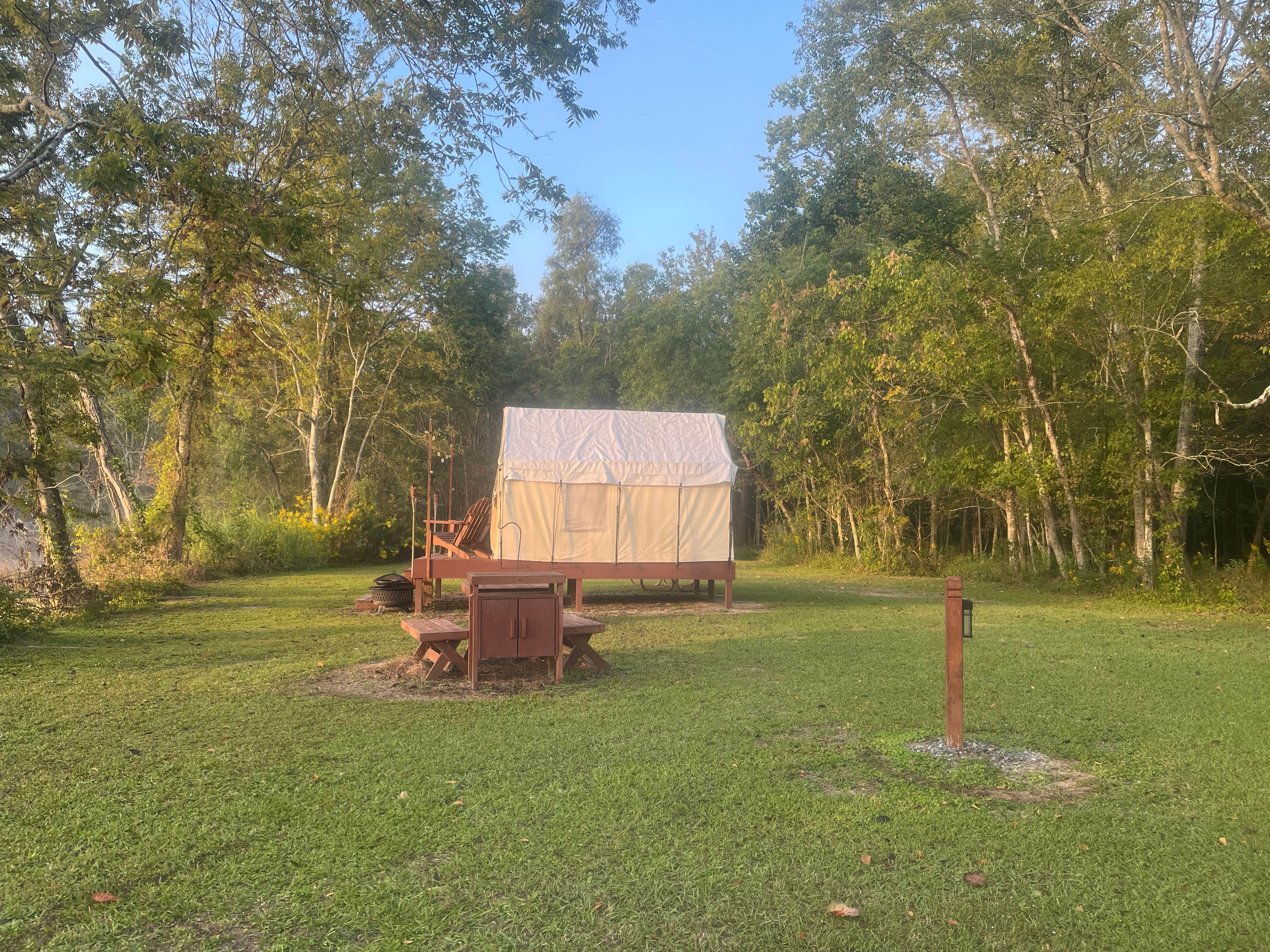 The Dyrt's photo at Tentrr State Park Site - Louisiana Lake Fausse Pointe - Cypress Site A - Single Camp near Abbeville, LA