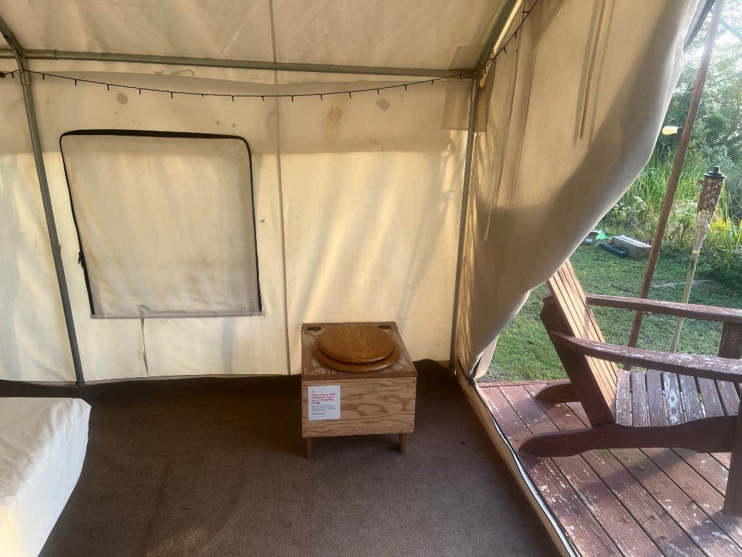 The Dyrt's photo at Tentrr State Park Site - Louisiana Lake Fausse Pointe - Cypress Site A - Single Camp near Avery Island, LA