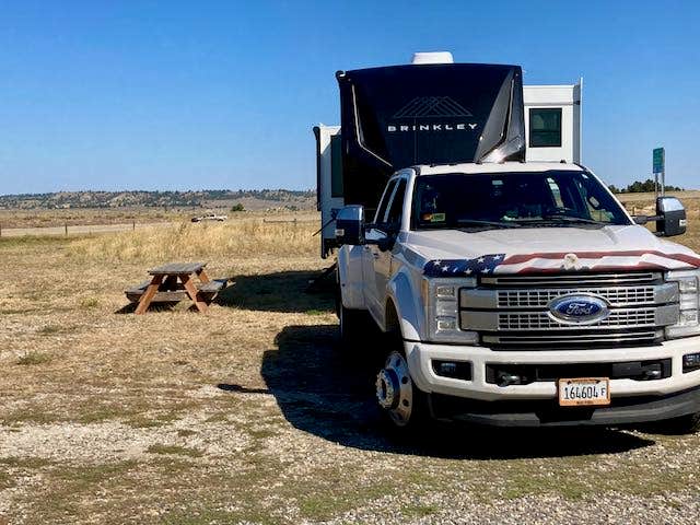 MickandKarla W.'s photo of rv camping at The fort at 49 near Pompeys Pillar, MT