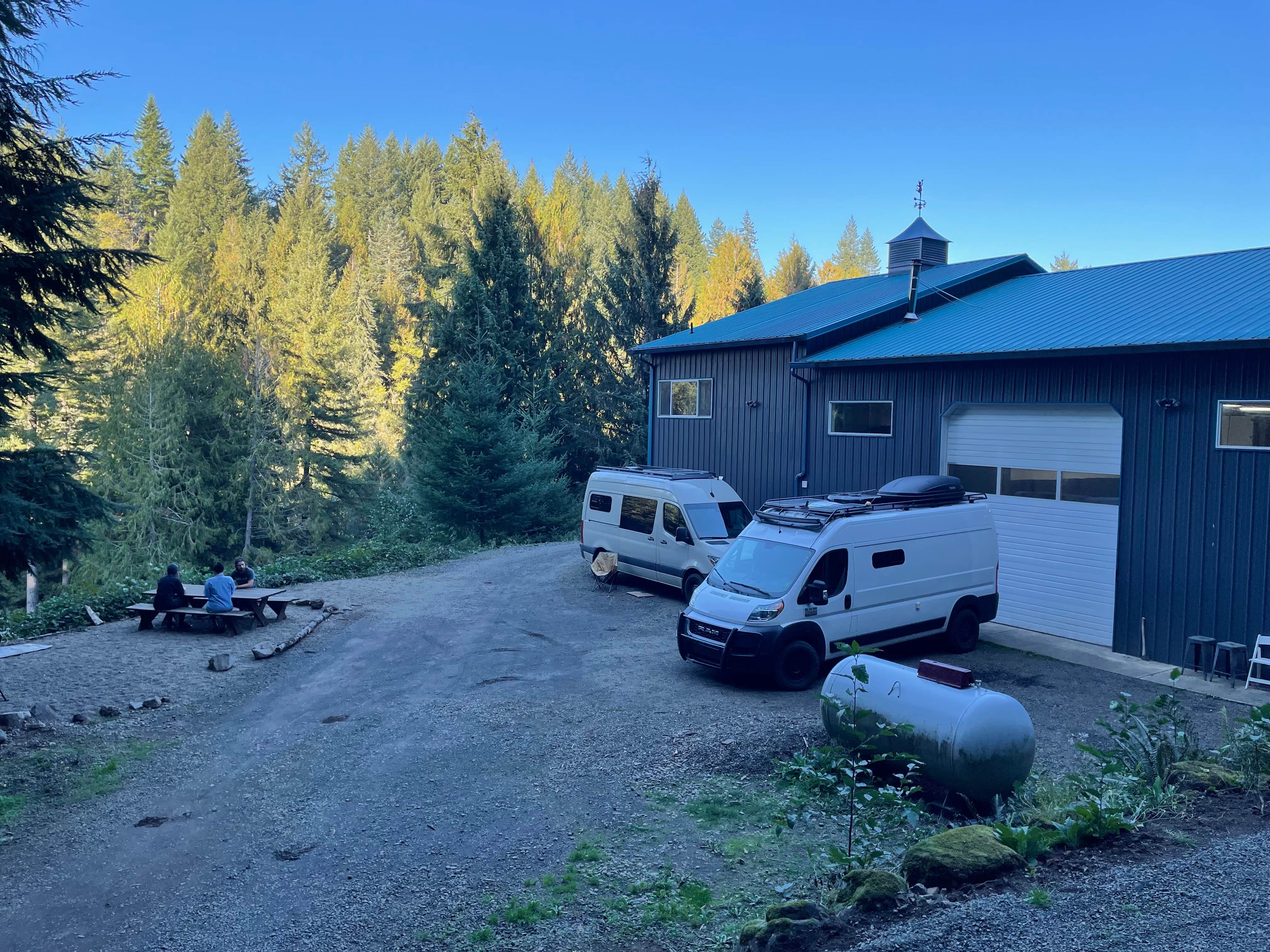 Camper submitted image from Van Life Campgrounds @ The Barn (Nomad Co-Work Heaven) - 4