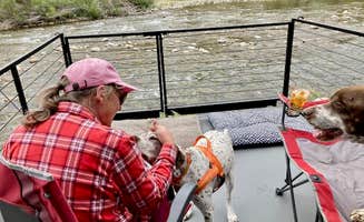 MickandKarla W.'s photo of camping with pets at Spring Creek Campground & Trout Ranch near Melville, MT