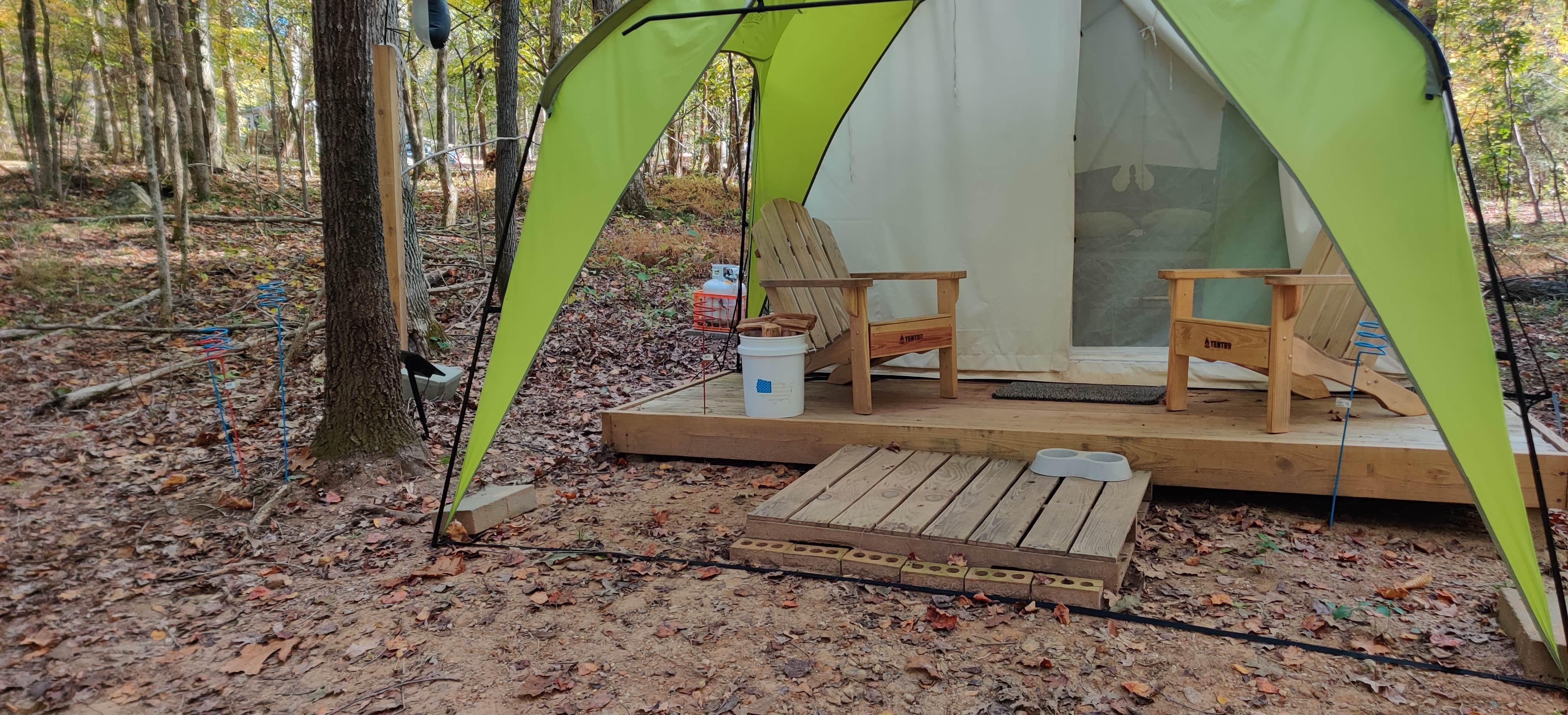 The Dyrt's photo at Tentrr Signature Site - Calming Stream near Spartanburg, SC