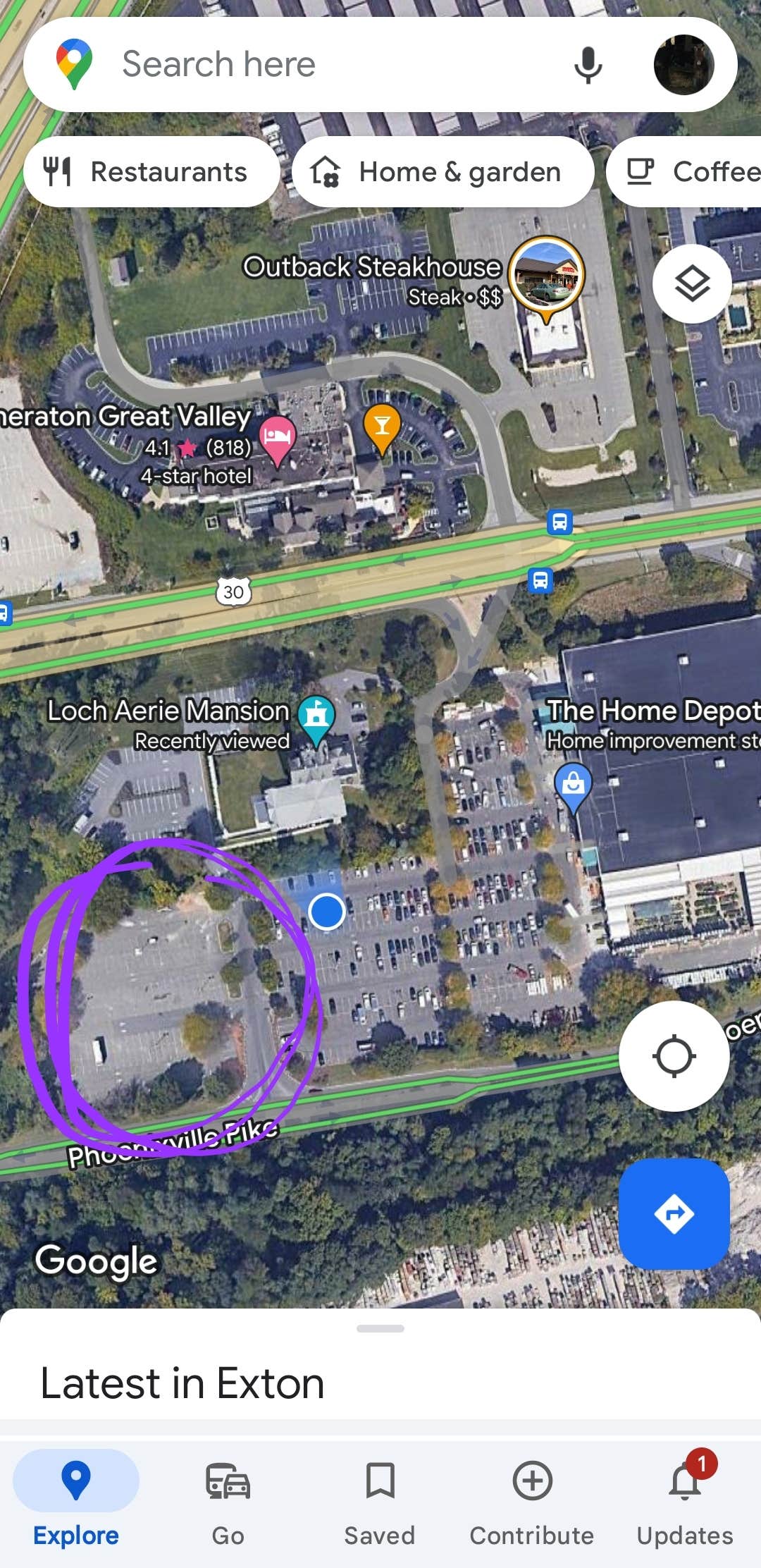 The Home Depot — E Whiteland/Frazer, PA