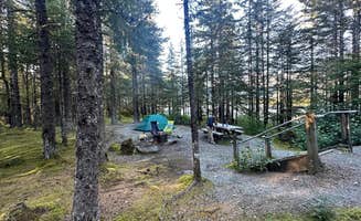 Melissa W.'s photo at Mendenhall Lake Campground near Juneau, AK