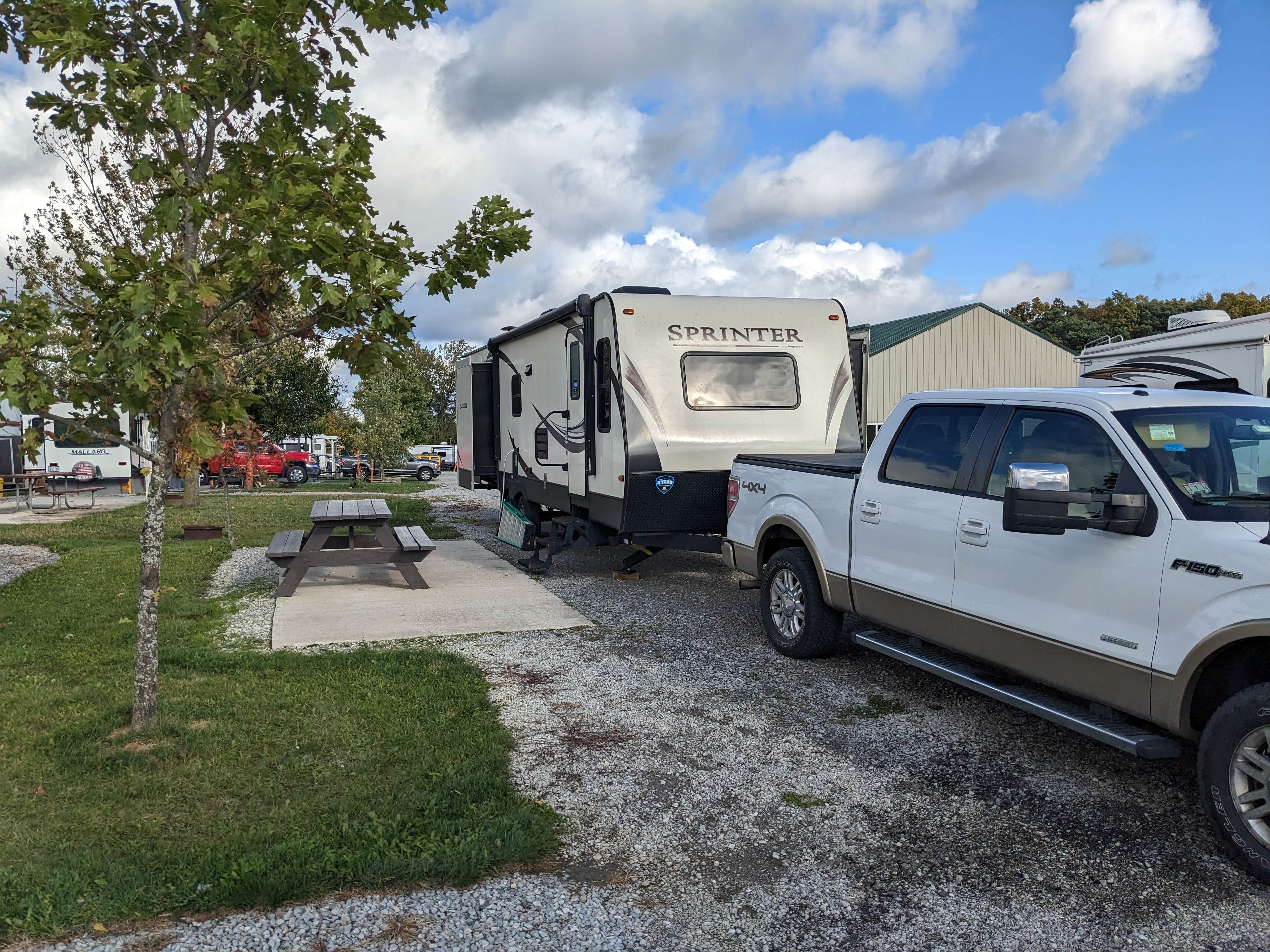 Kim B.'s photo of rv camping at Fish Lake Family Resort near Hamilton, IN