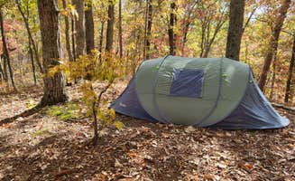 Ty M.'s photo of tent camping at Serenity Ridge near Hiram, GA