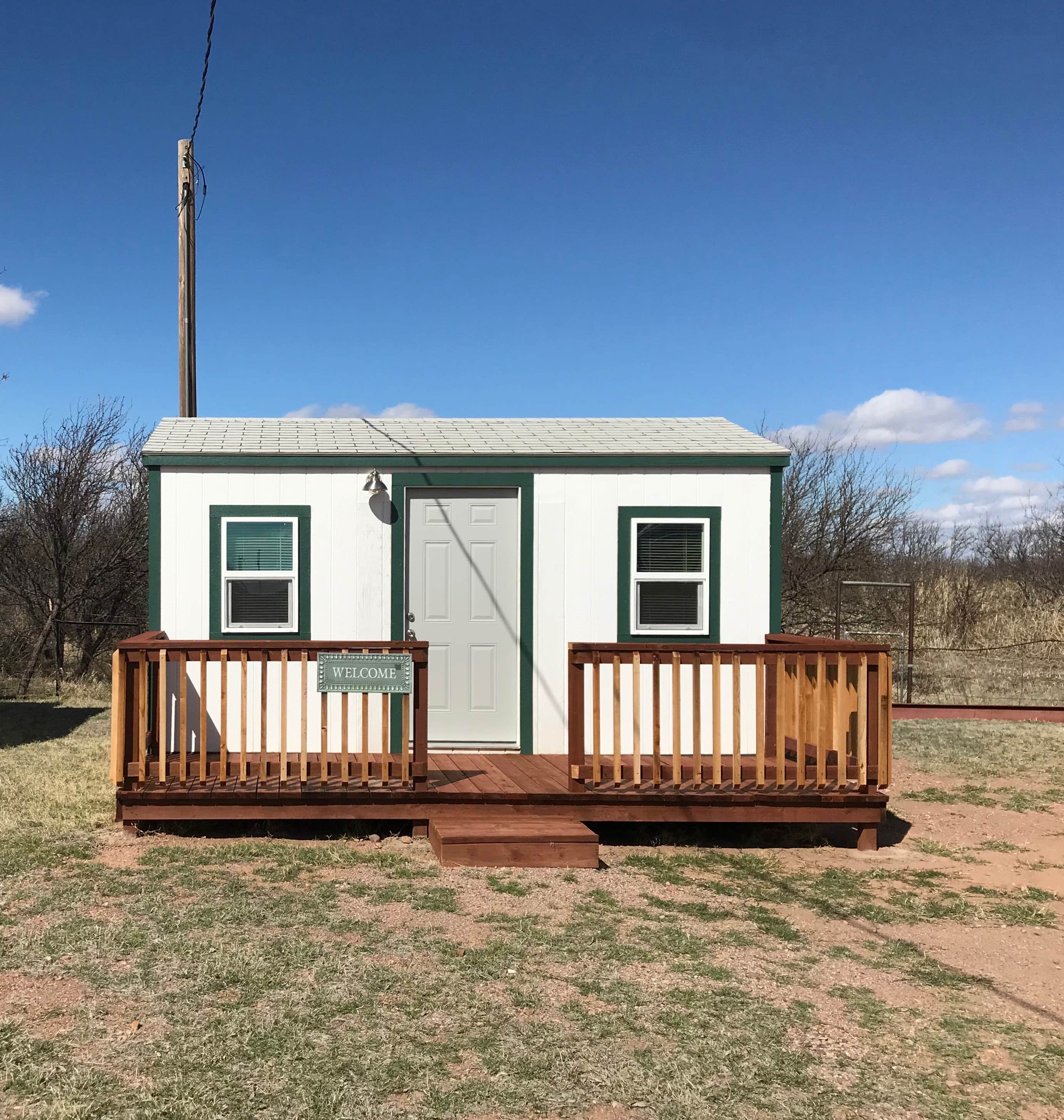 Double Adobe C.'s photo of a cabin at Double Adobe Campground and Shotgun Sports near St. David, AZ