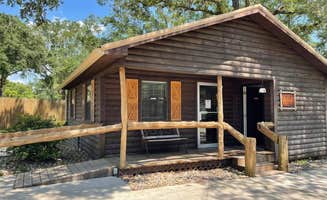 Debbie D.'s photo of glamping accommodations at Mobile Oaks RV Resort near Perdido Key, FL