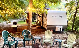 Rose L.'s photo of a cabin at Hideaway Camper By The Cave 2.0 near Elkader, IA