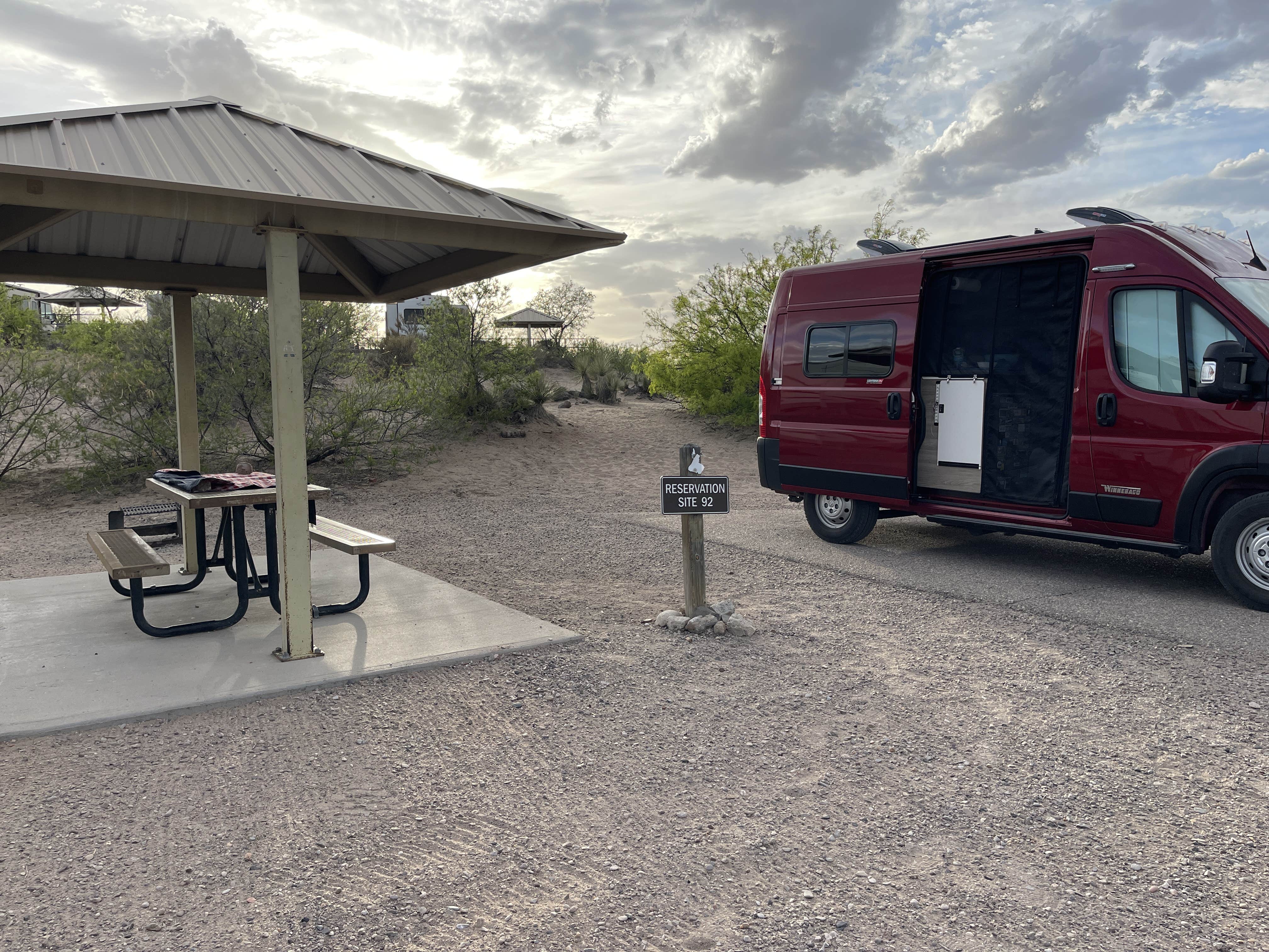 Lee D.'s photo of rv camping at Lower Ridge Road Camping Area — Elephant Butte Lake State Park near Elephant Butte, NM