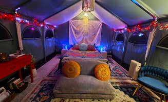 sherry G.'s photo of glamping accommodations at Creekside Stayz Glamping and camping in the Smokies near Greeneville, TN