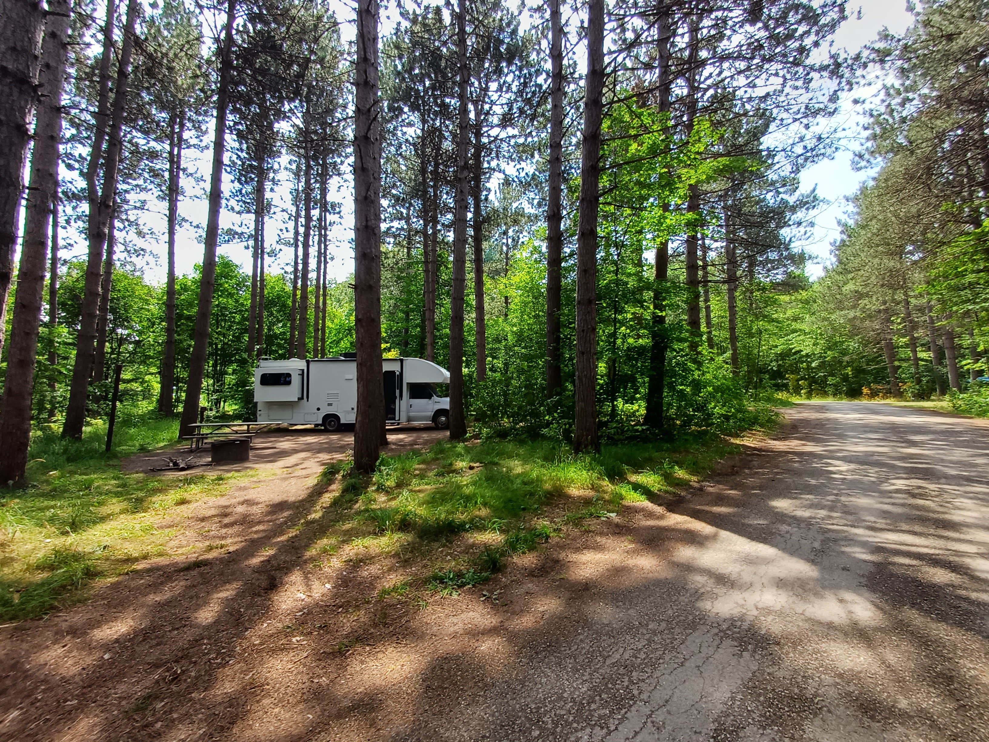 Laura M.'s photo of rv camping at Bay Furnace Campground near Munising, MI