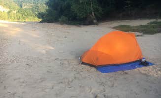 Matt S.'s photo of tent camping at Rush Campground — Buffalo National River near Fifty-Six, AR