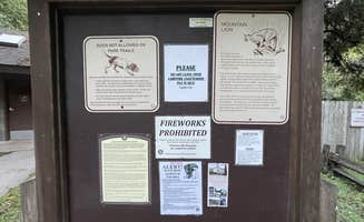 Lee D.'s photo of camping with pets at Van Damme State Park Campground near Caspar, CA