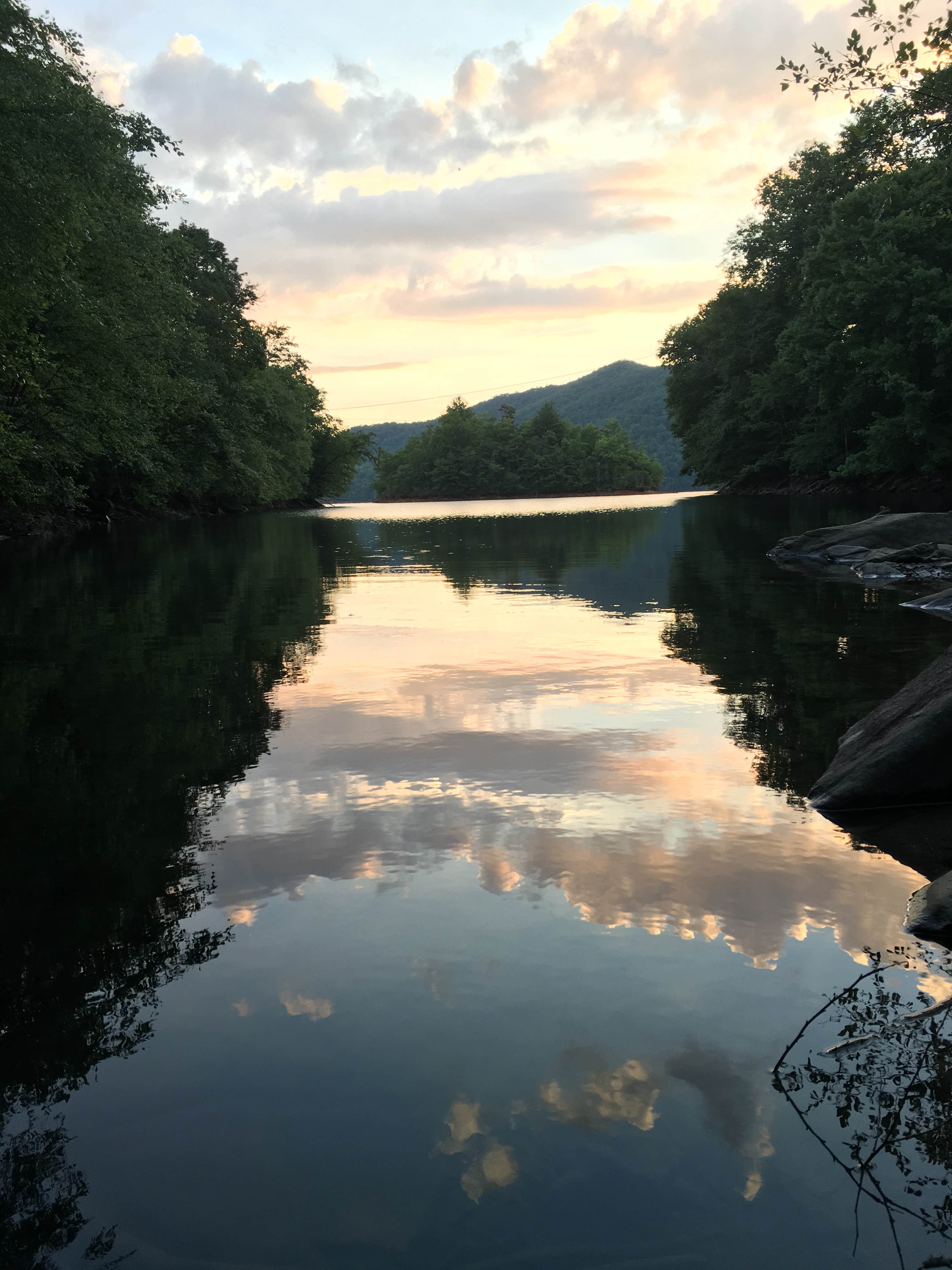 Camper-submitted photo at Bartram Trail Campground on Nantahala Lake near Murphy, NC