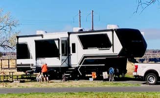 MickandKarla W.'s photo of camping with pets at Crooked River Campground — The Cove Palisades State Park near Madras, OR
