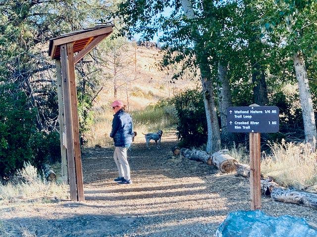 MickandKarla W.'s photo of camping with pets at Crooked River Campground — The Cove Palisades State Park near Redmond, OR