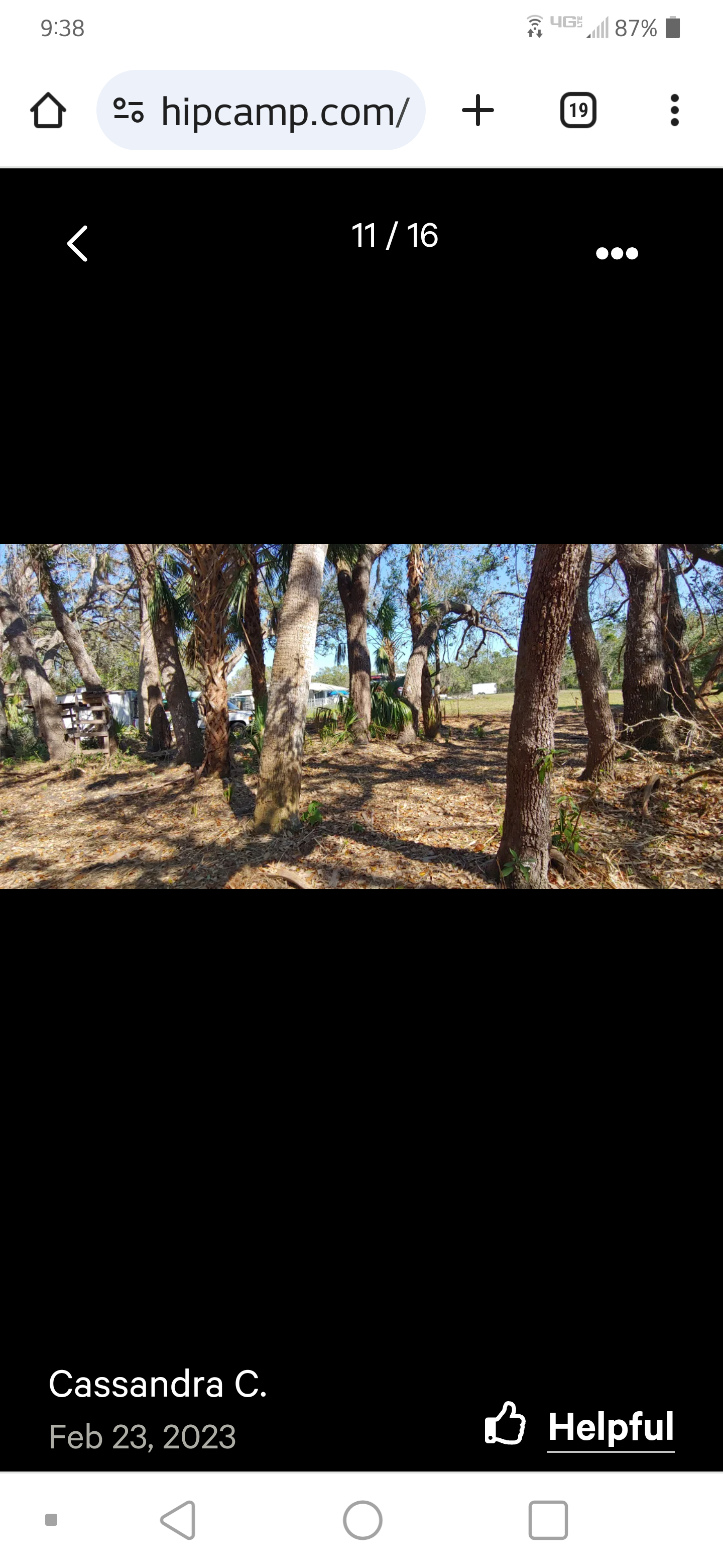 Camper-submitted photo at Camping For Pawsibilities near Port Charlotte, FL