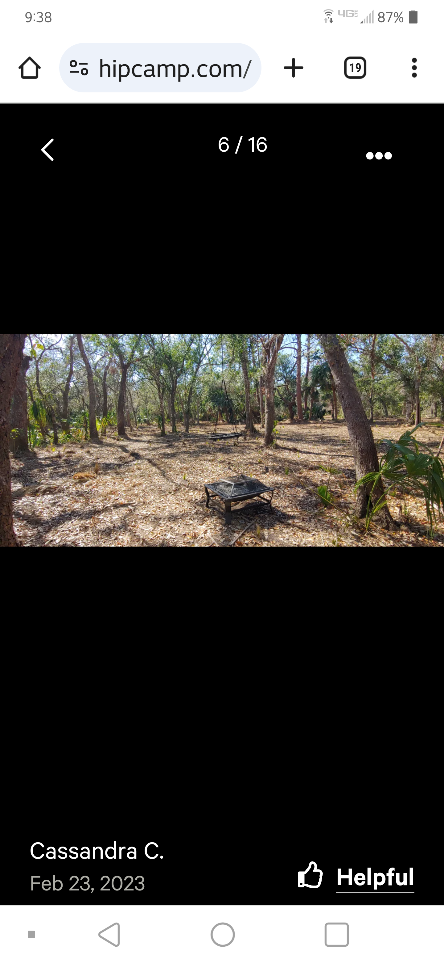 Camper-submitted photo at Camping For Pawsibilities near Port Charlotte, FL