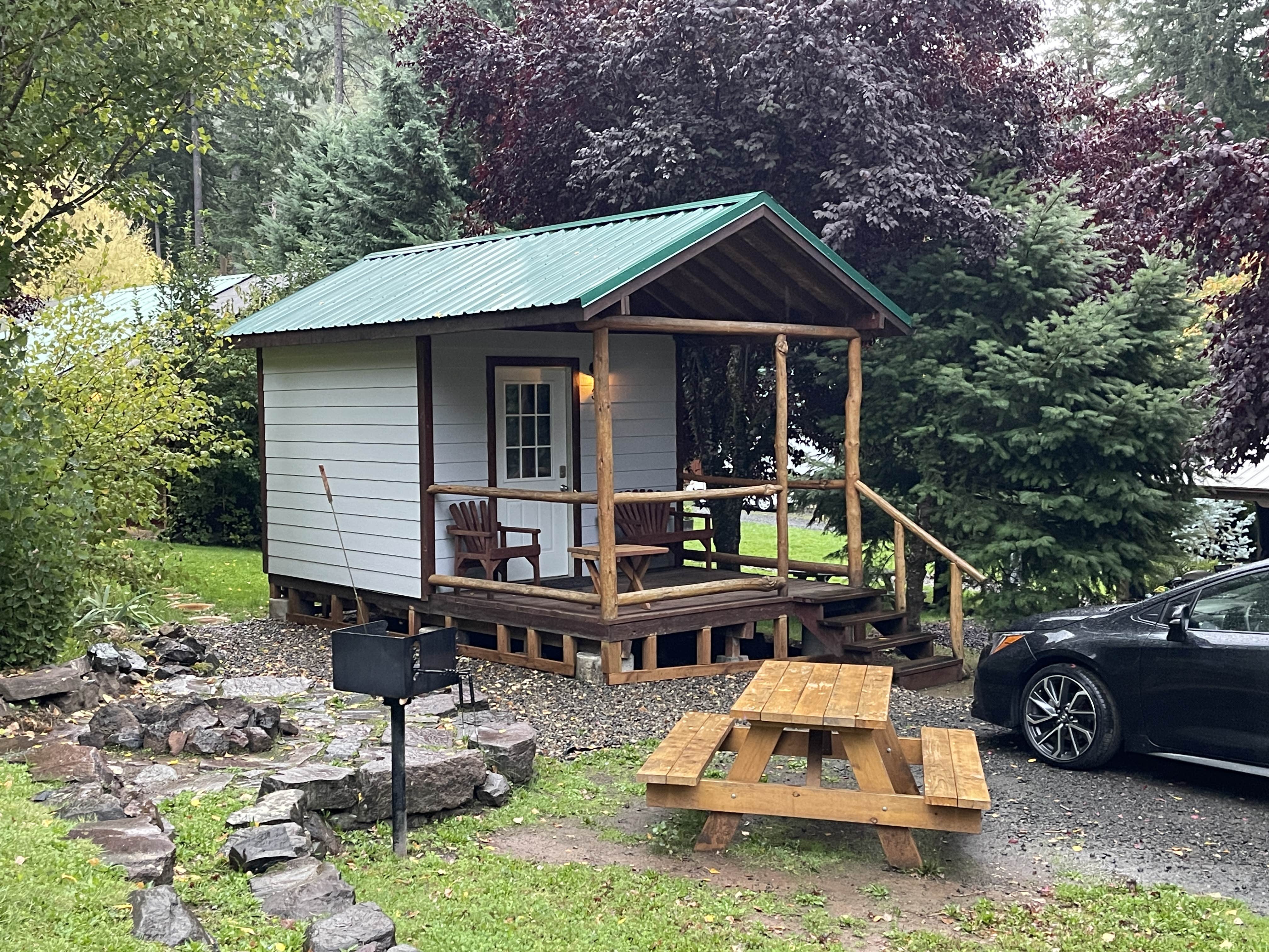 Lee D.'s photo of glamping accommodations at Umpqua's Last Resort & Oregon Mountain Guides near Fall Creek Lake