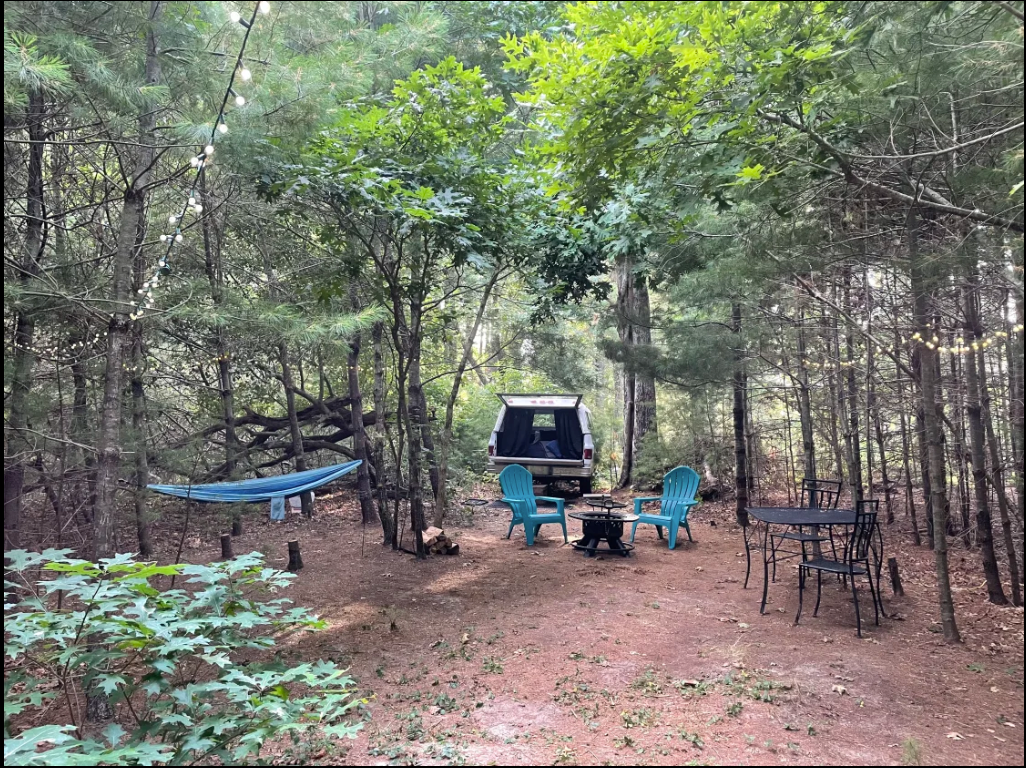 Ashley F.'s photo at Cozy Wooded Nook near Braintree Town, MA