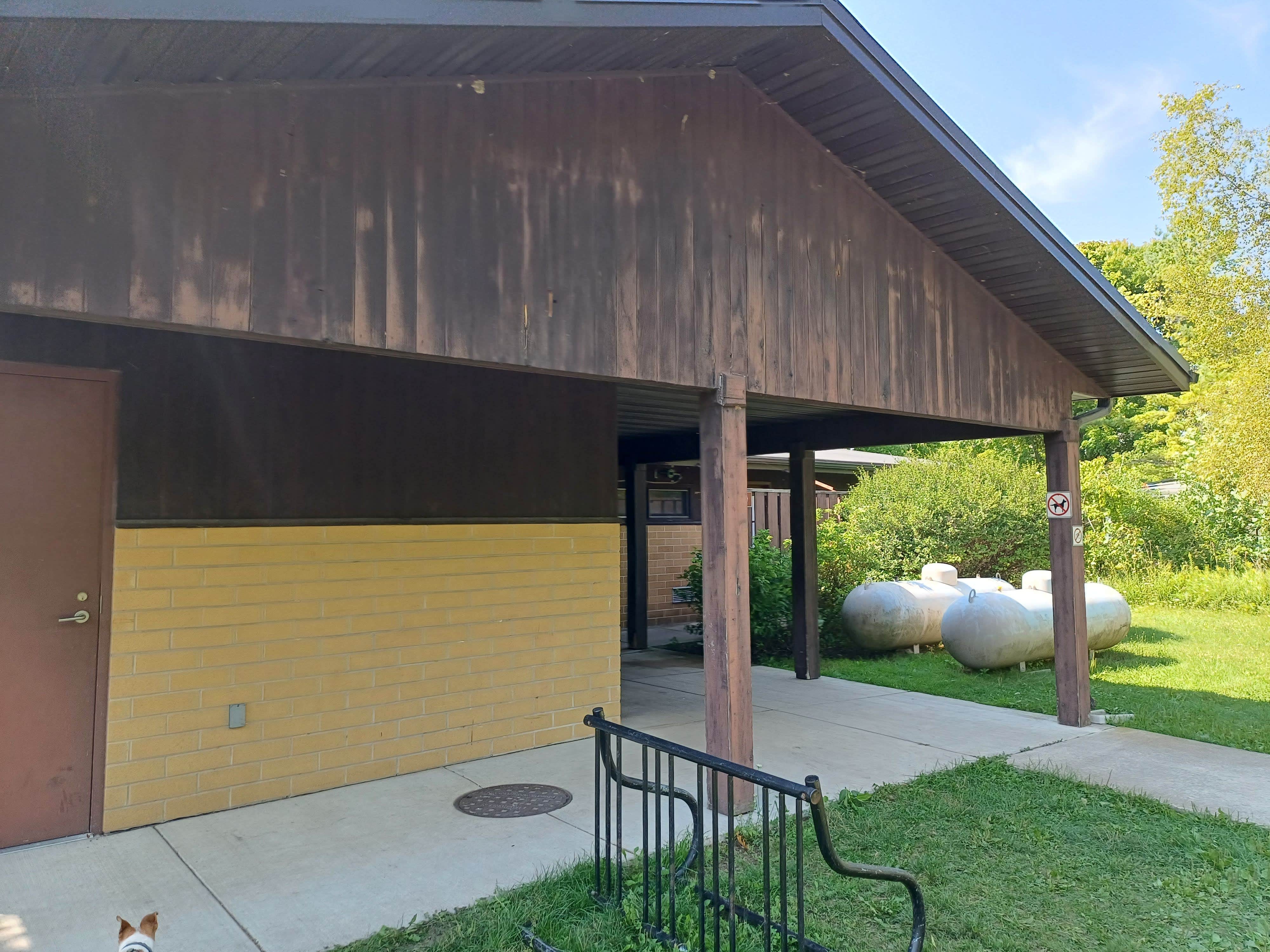 Laura M.'s photo of camping with pets at Tennison Bay Campground — Peninsula State Park near Oconto, WI