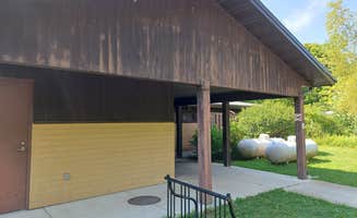 Laura M.'s photo of camping with pets at Tennison Bay Campground — Peninsula State Park near Ephraim, WI